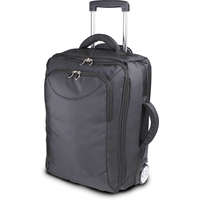 Kimood Kimood kis méretű gurulós bőrönd vagy utazótáska KI0801, Black