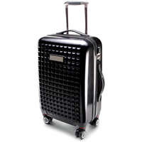 Kimood Kimood masszív kis méretű gurulós bőrönd KI0807, Black