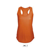 SOL&#039;S SOL&#039;S Női ujjatlan sporthátú trikó SO00579, Burnt Orange-M