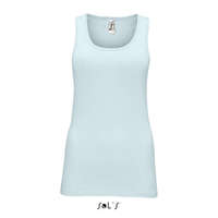 SOL&#039;S SOL&#039;S JANE ujjatlan Női pamut póló-trikó SO11475, Creamy Blue-XL