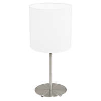 Eglo EGLO PASTERI matt nikkel-fehér asztali lámpa (EG-31594) E27 1 izzós IP20