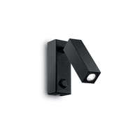 Ideal Lux Ideal Lux PAGE AP1 SQUARE NERO fekete Led falikar (IDE-142241) LED 1 izzós IP20