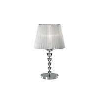 Ideal Lux Ideal Lux PEGASO TL1 BIG króm-fehér asztali lámpa (IDE-059259) E27 1 izzós IP20