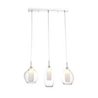 Azzardo Azzardo Amber Milano króm-átlátszó függesztett lámpa (AZ-3075) G9 3 izzós IP20