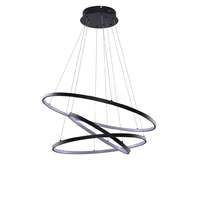 Azzardo Azzardo Wheel fekete LED függesztett lámpa (AZ-2920) LED 1 izzós IP20