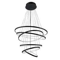 Azzardo Azzardo Wheel fekete LED függesztett lámpa (AZ-2923) LED 1 izzós IP20