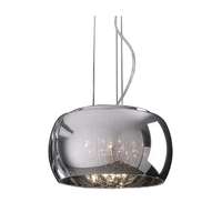 Zuma Zuma Crystal átlátszó króm függesztett lámpa (ZU-P0076-03E) G9 3 izzós IP20