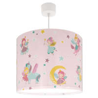 Dalber Dalber Fairy Dreams rózsaszín-fehér gyerek függesztett lámpa (DA-42492) E27 1 izzós IP20