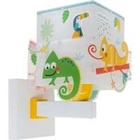Dalber Dalber Happy Jungle fehér-színes gyerek fali lámpa (DA-63319) E27 1 izzós IP20