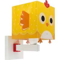 Dalber Dalber Little Chicken fehér-sárga gyerek fali lámpa (DA-64649) E27 1 izzós IP20