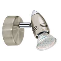 Eglo EGLO MAGNUM-LED matt nikkel - króm LED spot lámpa (EG-92641) GU10 1 izzós IP20