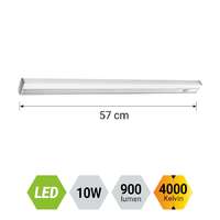Emithor Emithor Naxos fehér-ezüst LED falilámpa (EMI-70011) LED 1 izzós IP20
