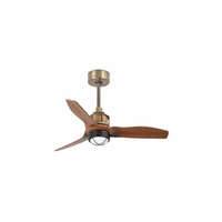 Faro Faro Just Fan XS arany-barna LED mennyezeti csillár ventilátor (FAR-33428WP-10) LED 1 izzós IP20