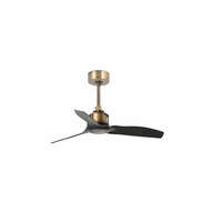 Faro Faro Just Fan XS arany-fekete fényforrás nélküli mennyezeti ventilátor (FAR-33429WP) IP20