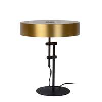 Lucide Lucide Giada fekete-arany asztali lámpa (LUC-30570/02/02) E27 2 izzós IP20