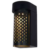 Lucide Lucide Kiran arany-fekete LED kültéri fali lámpa (LUC-45800/10/30) LED 1 izzós IP65