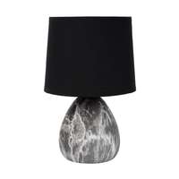 Lucide Lucide Marmo fekete-fehér asztali lámpa (LUC-47508/81/30) E14 1 izzós IP20