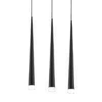 Luxera Luxera Ebony króm-fekete függesztett lámpa (LUX-48003) G9 3 izzós IP20