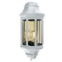 Norlys Norlys Genova mini fehér-átlátszó kültéri fali lámpa (NO-175W) E27 1 izzós IP54