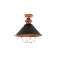 Nowodvorski Nowodvorski Garret fekete-sárgaréz mennyezeti lámpa (TL-9247) E27 1 izzós IP20