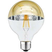  Optonica E27 LED izzó 4W 2700 Kelvin-40W-ot kiváltó-nagygömb-arany foncsorozott arany-átlátszó filament LED izzó (OP-1889) E27