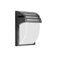 Prezent Prezent Amalfi szürke-átlátszó vízvédett kültéri fali lámpa (PRE-39040) E27 1 izzós IP44