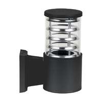 Prezent Prezent Toronto szürke-átlátszó vízvédett kültéri falikar (PRE-28205) E27 1 izzós IP44