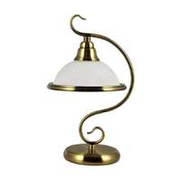 Prezent Prezent Viola fehér-sárgaréz asztali lámpa (PRE-75356) E14 1 izzós IP20