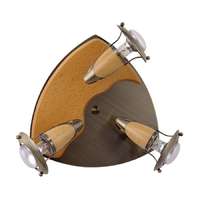 Prezent Prezent Zeus barna-bronz mennyezeti spotlámpa (PRE-325) E14 3 izzós IP20