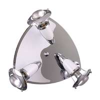 Prezent Prezent Zeus króm-fehér mennyezeti spotlámpa (PRE-339) E14 3 izzós IP20