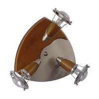 Prezent Prezent Zeus króm-barna mennyezeti spotlámpa (PRE-364) E14 3 izzós IP20