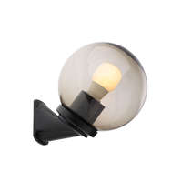 Redo Smarter Redo Smarter Sfera fekete-füstszínű kültéri fali lámpa (RED-9872) E27 1 izzós IP44