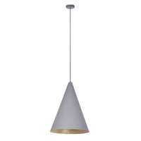 Sigma Sigma Vesuvio szürke-arany függesztett lámpa (SIG-41046) E27 1 izzós IP20