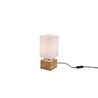 Trio Trio Woody natúr-fehér asztali lámpa (TRI-R50171030) E14 1 izzós IP20