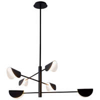 Viokef Viokef Ada fekete függesztett lámpa (VIO-4248600) G9 6 izzós IP20