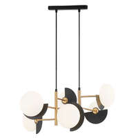 Viokef Viokef Darcy fekete-fehér-bronz LED függesztett lámpa (VIO-4292200) G9 6 izzós IP20