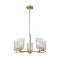 Zuma Zuma Tazza arany-átlátszó kristály csillár (ZU-P0590-05B-V7AC) E14 5 izzós IP20