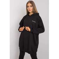 FiatalDivat Indira hosszabbított pulóver kapucnival és fekete zsebekkel