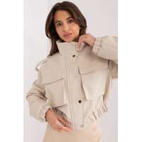 FiatalDivat Rövid motoros kabát eco-bőrből, modell 93707 bézs