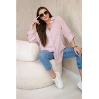 FiatalDivat Pamut muszlin ing modell ART208 régi rózsaszín