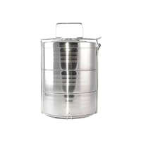 Perfect Home Rozsdamentes acél ételhordó 3x1400ml