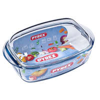 Pyrex PYREX Essentials szögletes sütőtál fedővel 4,5l