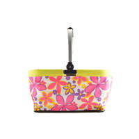 Perfect Home Színes kézi bevásárló kosár 46x27cm