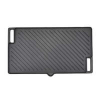 Perfect Home Öntöttvas grilllap 2 oldalsó csőrrel 45*25 cm