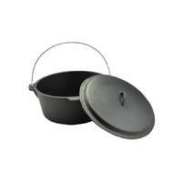 Perfect Home Öntöttvas bogrács-lábas fedővel 30 x 10 cm 6 literes