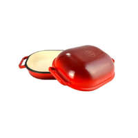 Perfect Home Öntöttvas zománcozott kacsasütő, kenyérsütő kúpos piros