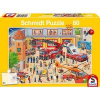 Schmidt Schmidt Children´s day at the fire station 60 db-os puzzle (4001504564490)