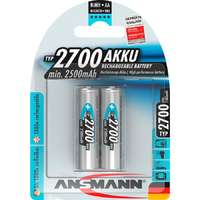 Ansmann Ansmann 2700mAh, akkumulátor ezüst, 2x AA (Mignon)