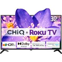 CHiQ CHiQ L32G5N, LED televízió 80 cm (32 hüvelyk), fekete, WXGA, hármas tuner, SmartTV, Roku TV
