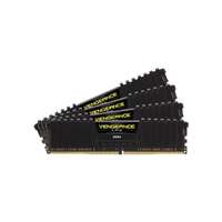 Kingston Corsair DIMM 32 GB DDR4-2666 (4x 8 GB) quad készlet fekete RAM